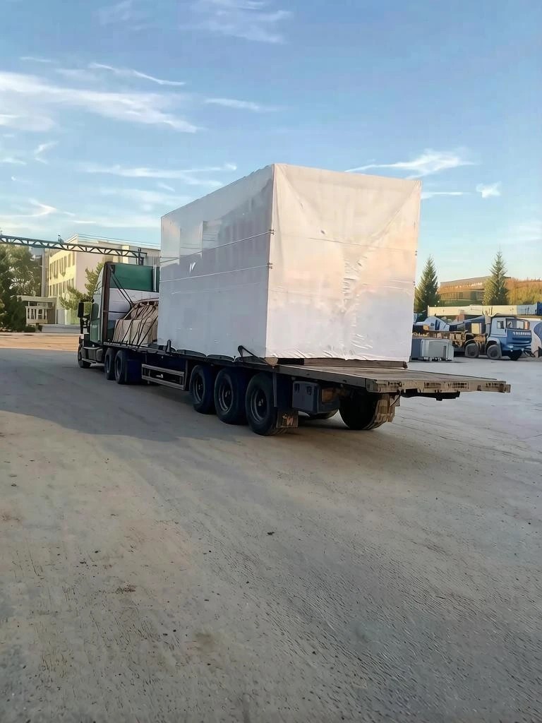 Перевозка модульного здания и оборудования
